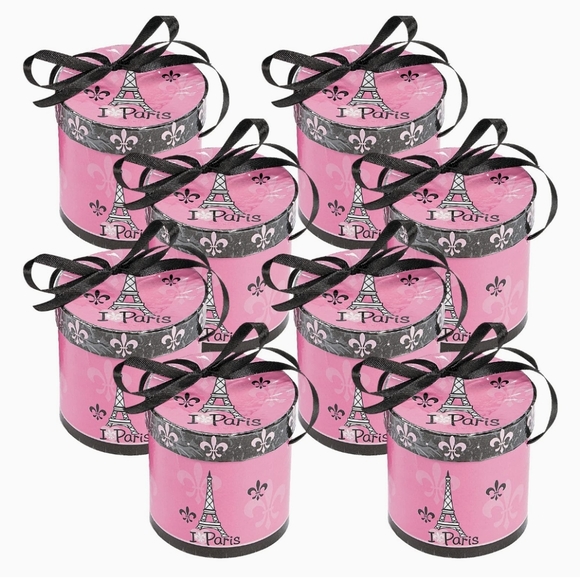 Perfectly Paris Round Treat Hat Boxes - Picture 6 of 6